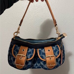 NWOT Coach Ashton Blue Jean Shoulder Bag/ Crossbody